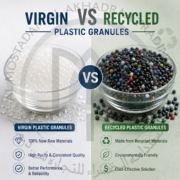 Virgin vs Recycled Plastic Granules