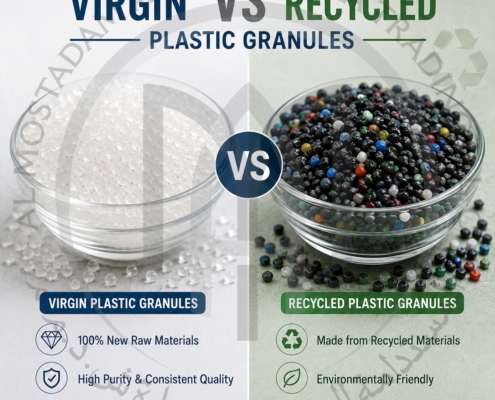 Virgin vs Recycled Plastic Granules