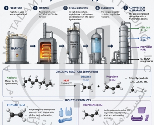How Naphtha Is Converted into Ethylene and Propylene
