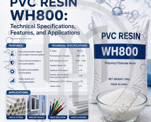 PVC Resin WH800 Technical Specifications, Features, and Applications